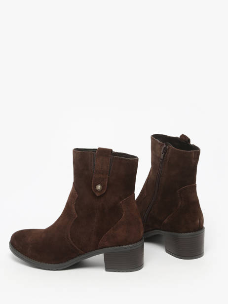Enkellaarsjes Met Hak Uit Leder Tt. bagatt Bruin women 14006100 ander zicht 2